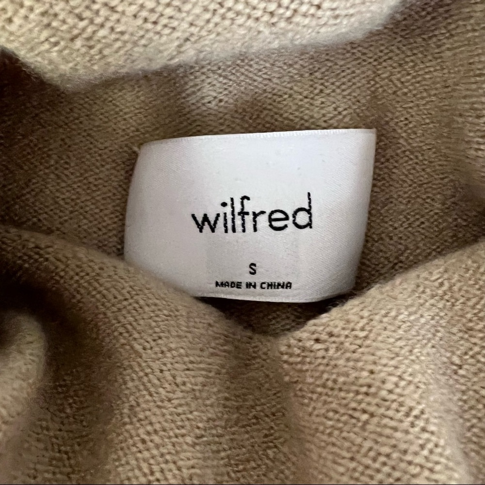 Wilfred Cyprie Turtleneck Merino Wool Sweater in Brown - Picture 14 of 16